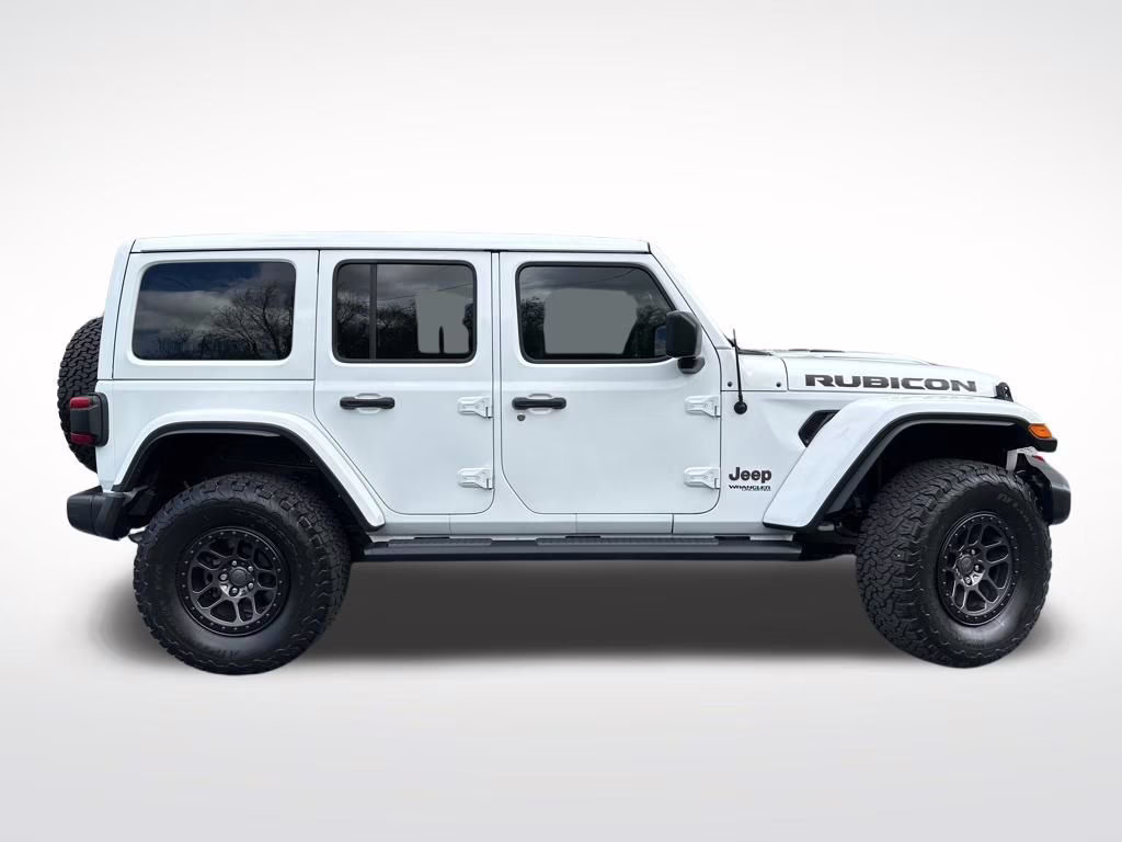 2022 Bright White Clearcoat Jeep Wrangler Unlimited Rubicon 4X4 SUV