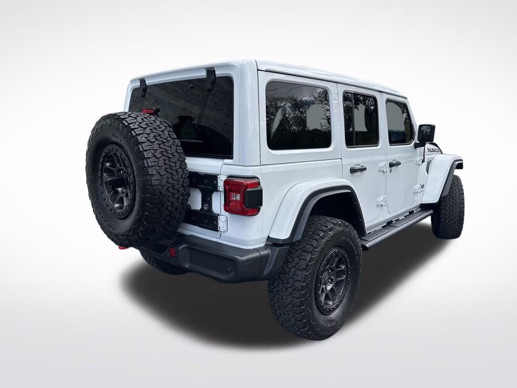 2022 Bright White Clearcoat Jeep Wrangler Unlimited Rubicon 4X4 SUV