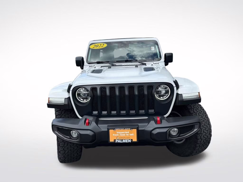 2022 Bright White Clearcoat Jeep Wrangler Unlimited Rubicon 4X4 SUV