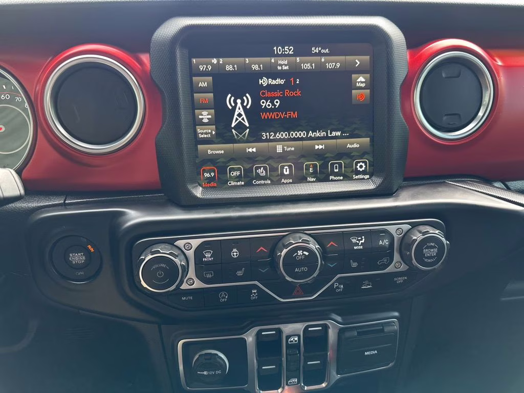 2022 Bright White Clearcoat Jeep Wrangler Unlimited Rubicon 4X4 SUV