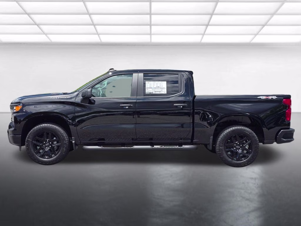 2026 Black Chevrolet Silverado 1500 Custom 4X4 Truck