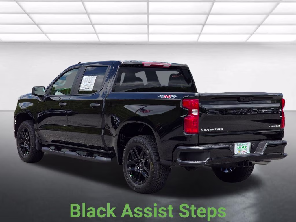 2026 Black Chevrolet Silverado 1500 Custom 4X4 Truck