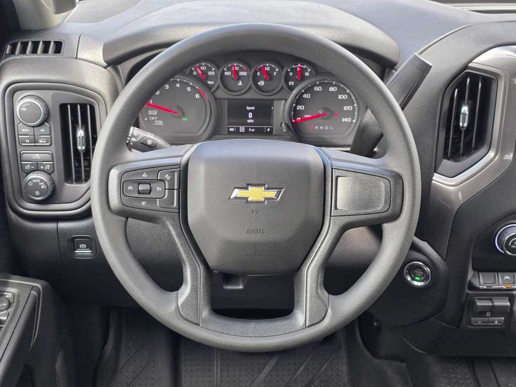 2026 Black Chevrolet Silverado 1500 Custom 4X4 Truck