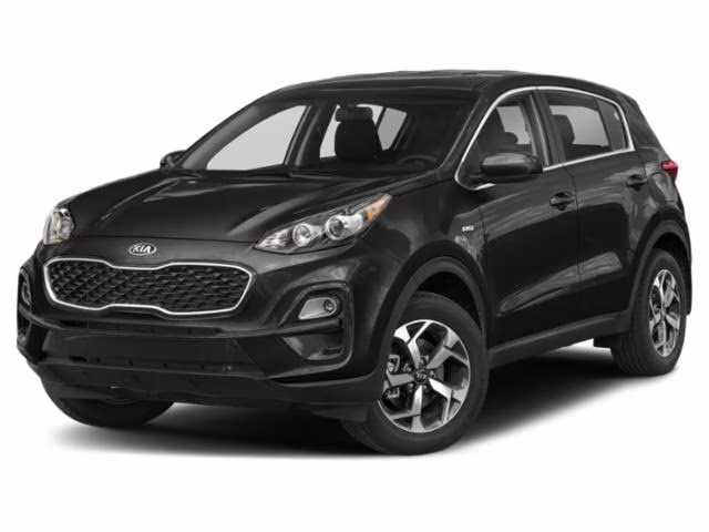 2021 Black Cherry Kia Sportage LX AWD SUV