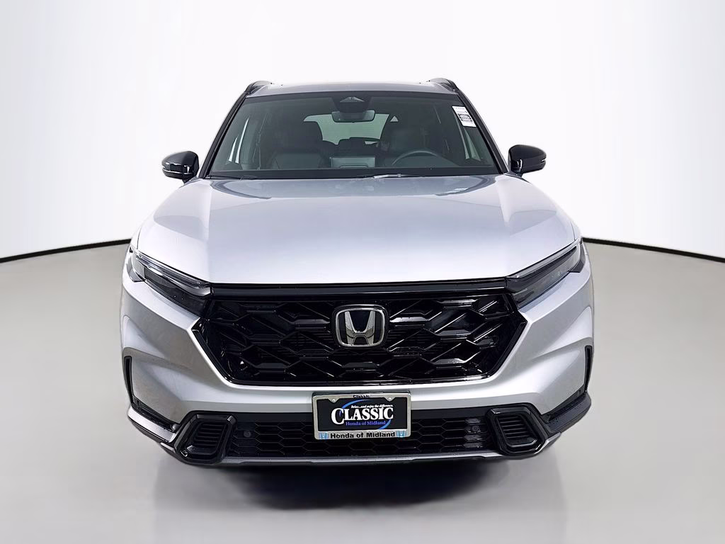 2026 Solar Silver Metallic Honda CR-V Hybrid Sport-L FWD SUV