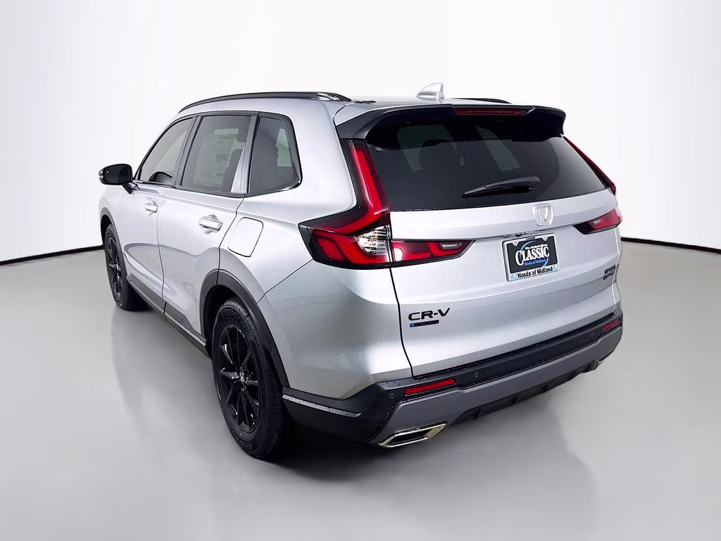 2026 Solar Silver Metallic Honda CR-V Hybrid Sport-L FWD SUV