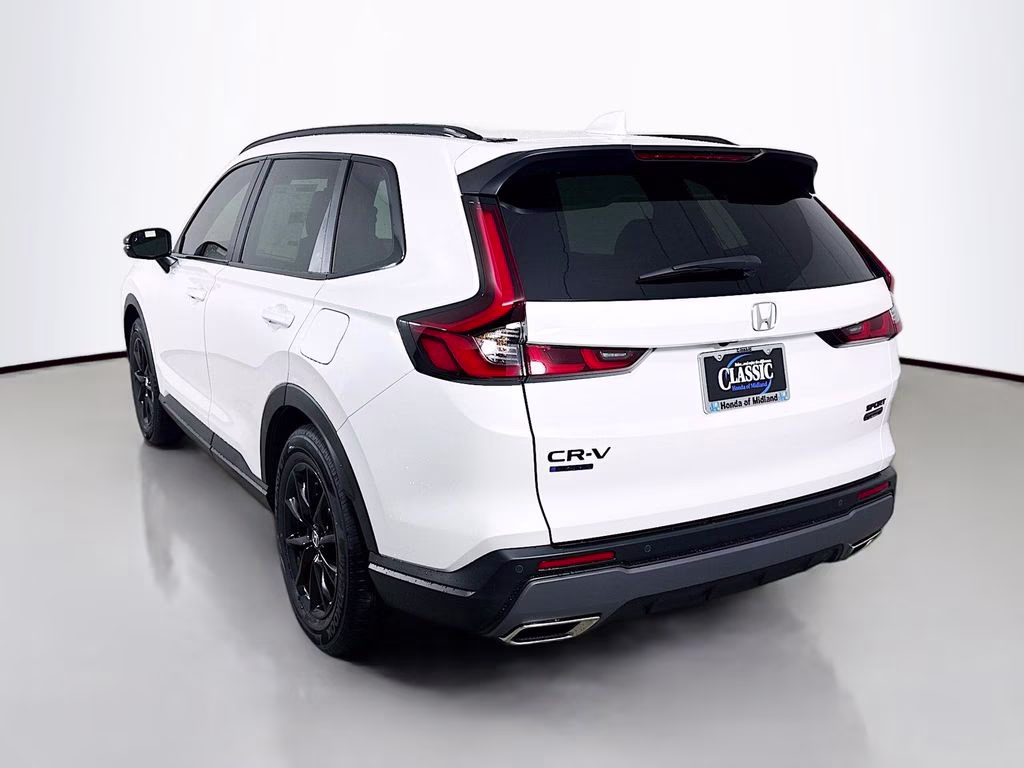 2026 Platinum White Pearl Honda CR-V Hybrid Sport-L FWD SUV
