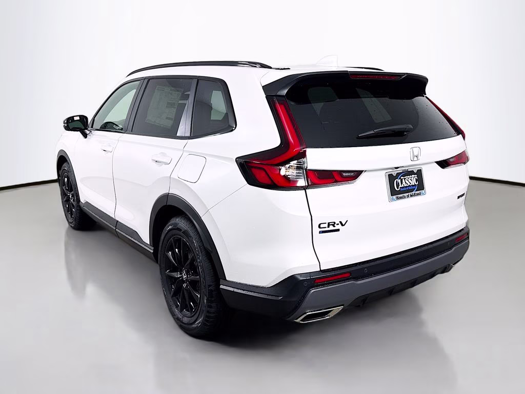2026 Platinum White Pearl Honda CR-V Hybrid Sport-L FWD SUV