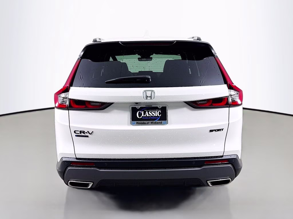 2026 Platinum White Pearl Honda CR-V Hybrid Sport-L FWD SUV