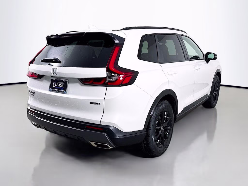 2026 Platinum White Pearl Honda CR-V Hybrid Sport-L FWD SUV