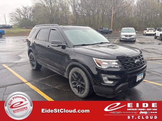 2017 Shadow Black Ford Explorer Sport 4X4 SUV