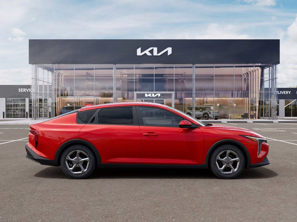 2026 Currant Red Kia K4 LXS FWD Sedan