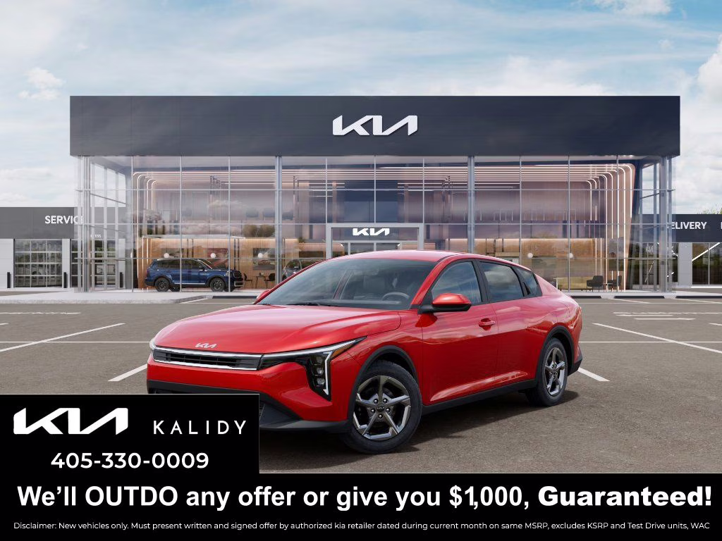 2026 Currant Red Kia K4 LXS FWD Sedan