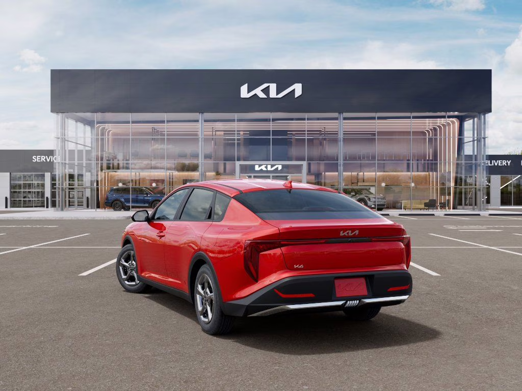 2026 Currant Red Kia K4 LXS FWD Sedan