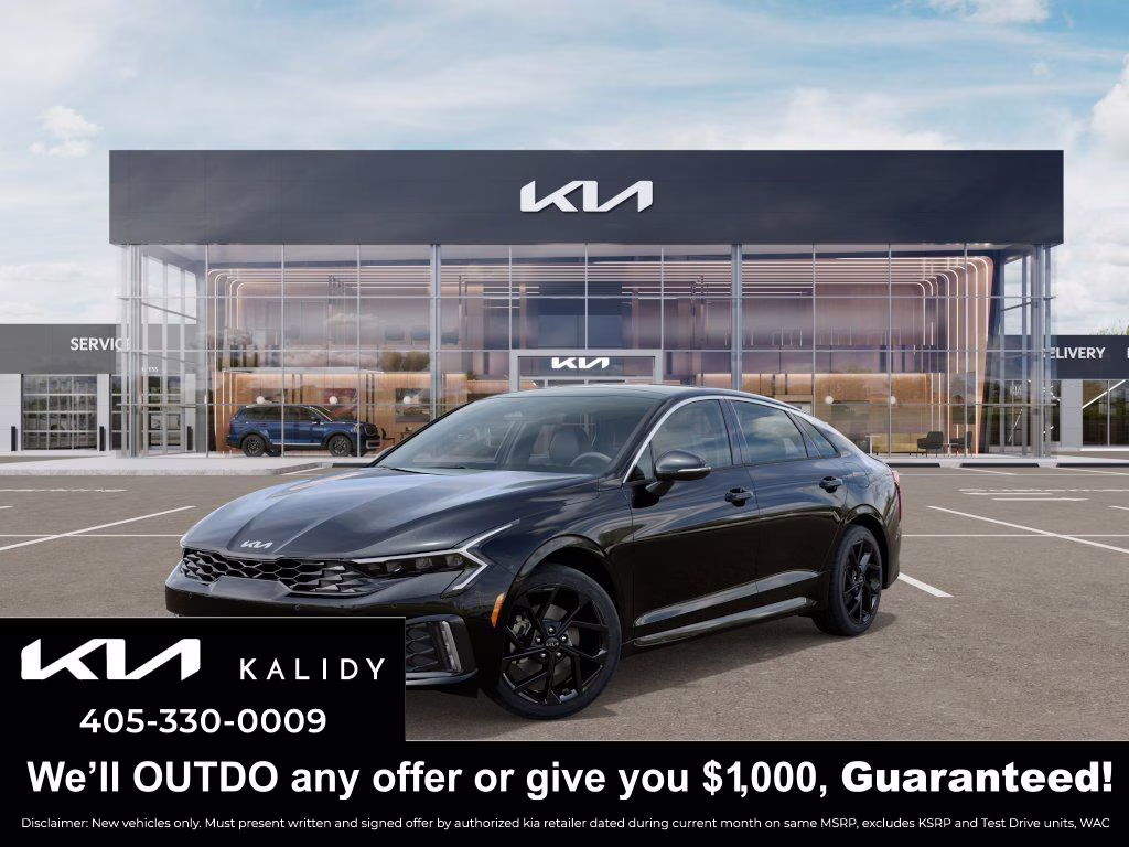 2026 Aurora Black Kia K5 GT-Line FWD Sedan