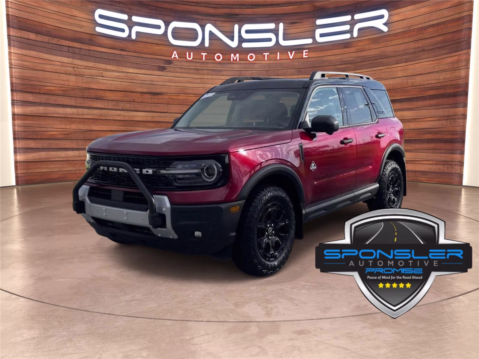 2026 Ruby Red Metallic Tinted Clearcoat Ford Bronco Sport Outer Banks 4X4 SUV
