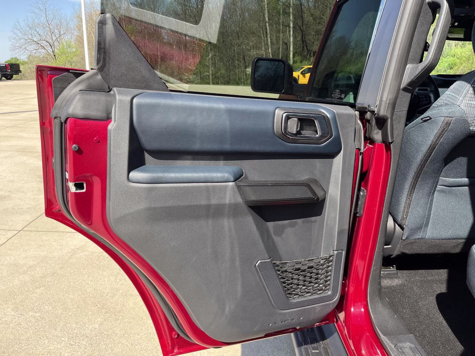 2025 Ruby Red Metallic Tinted Clearcoat Ford Bronco Heritage Edition 4X4 SUV