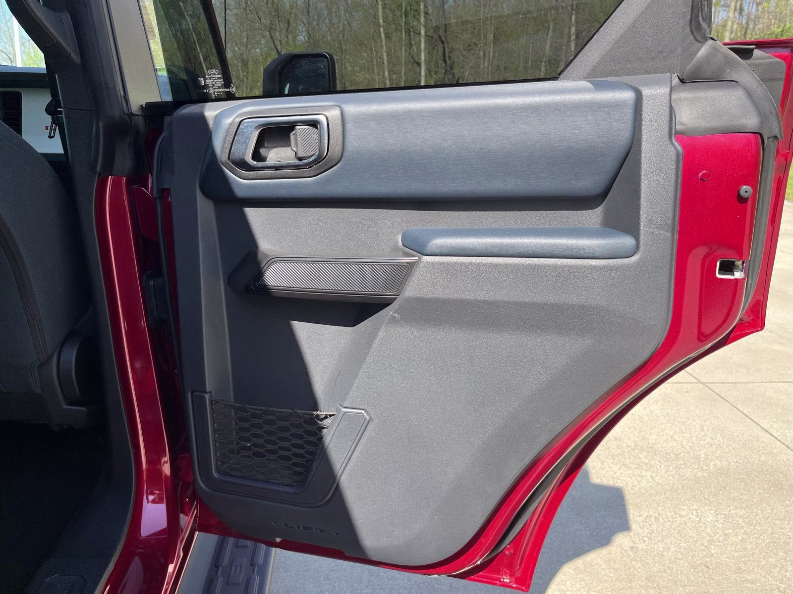 2025 Ruby Red Metallic Tinted Clearcoat Ford Bronco Heritage Edition 4X4 SUV