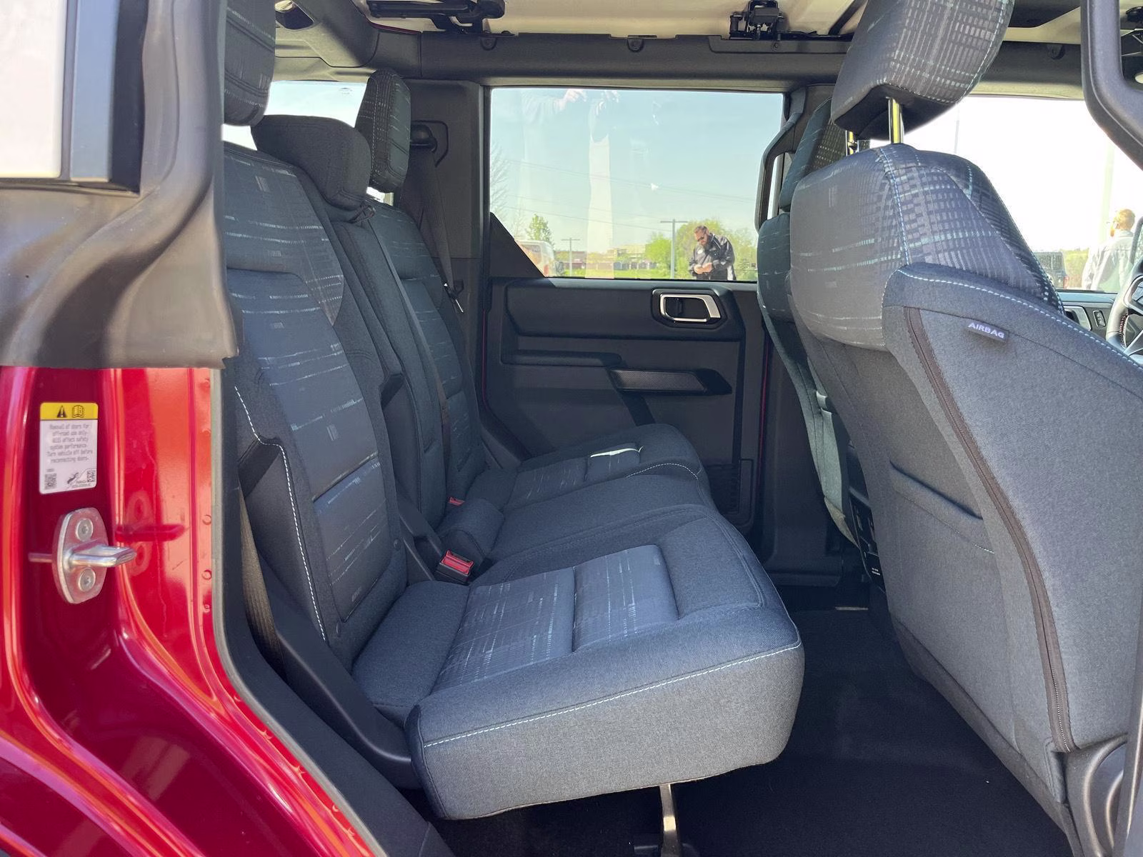 2025 Ruby Red Metallic Tinted Clearcoat Ford Bronco Heritage Edition 4X4 SUV