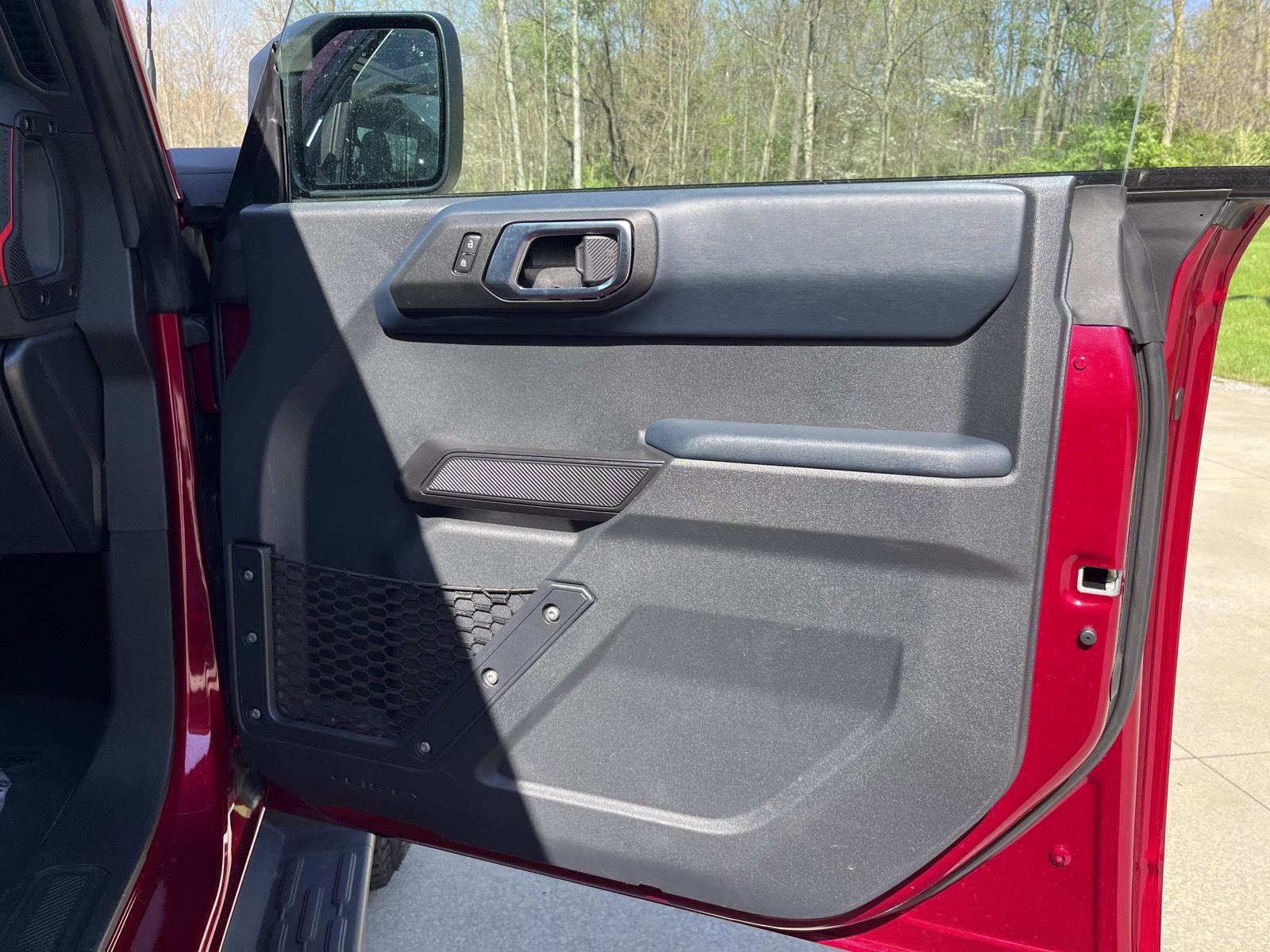 2025 Ruby Red Metallic Tinted Clearcoat Ford Bronco Heritage Edition 4X4 SUV