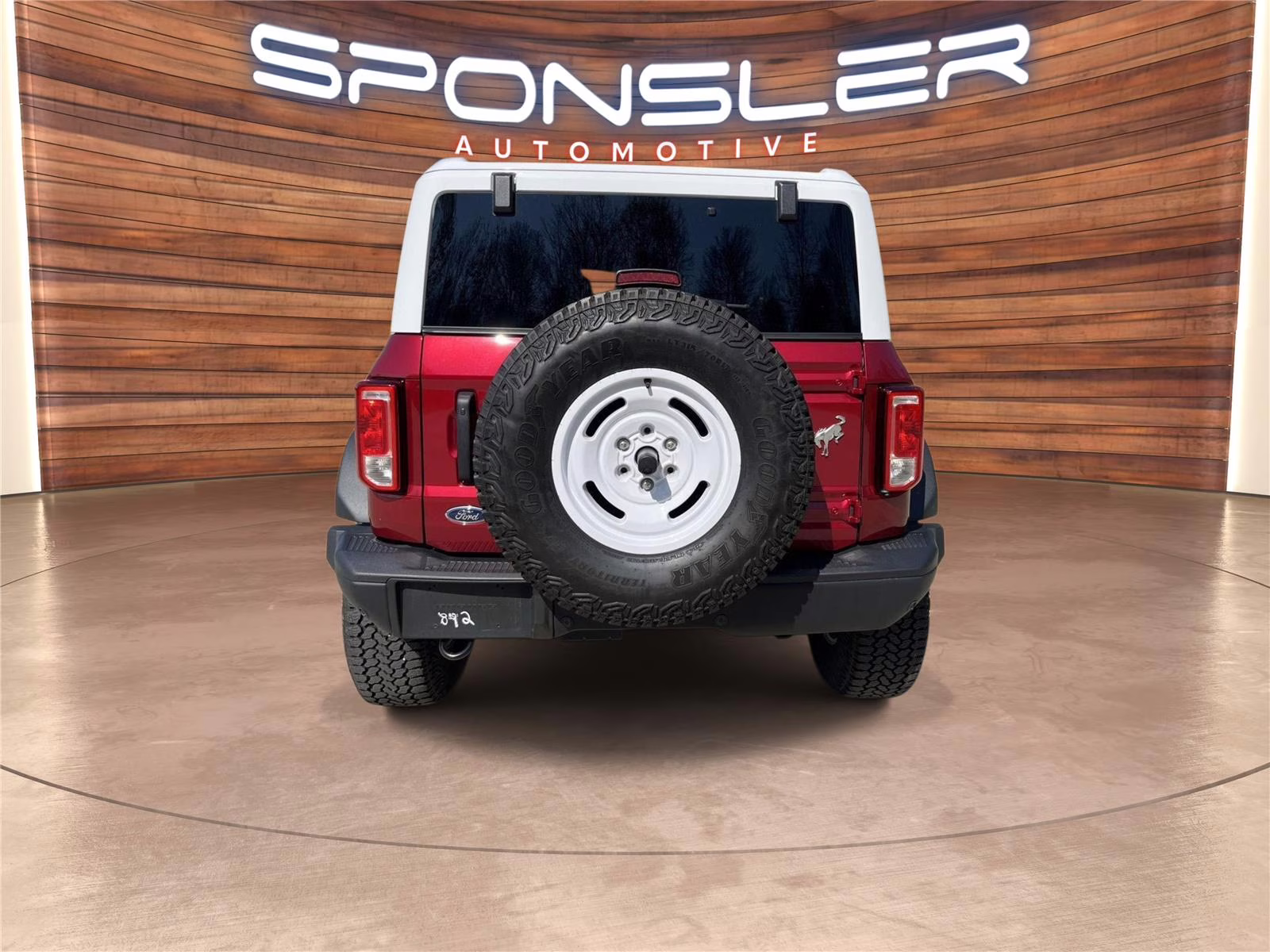 2025 Ruby Red Metallic Tinted Clearcoat Ford Bronco Heritage Edition 4X4 SUV