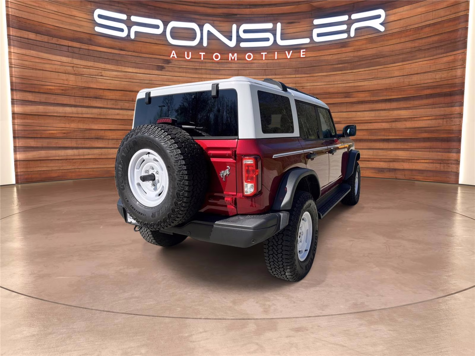 2025 Ruby Red Metallic Tinted Clearcoat Ford Bronco Heritage Edition 4X4 SUV