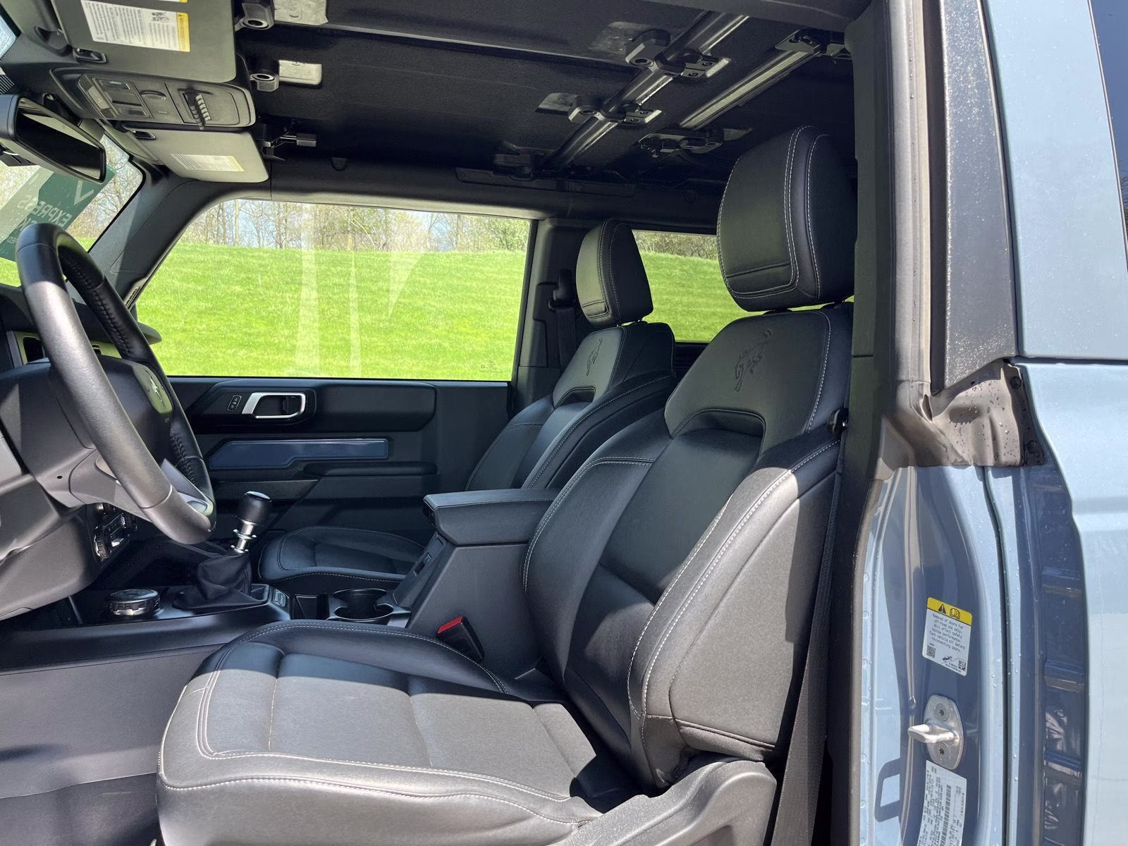 2025 Azure Gray Metallic Tri-Coat Ford Bronco Badlands 4X4 SUV