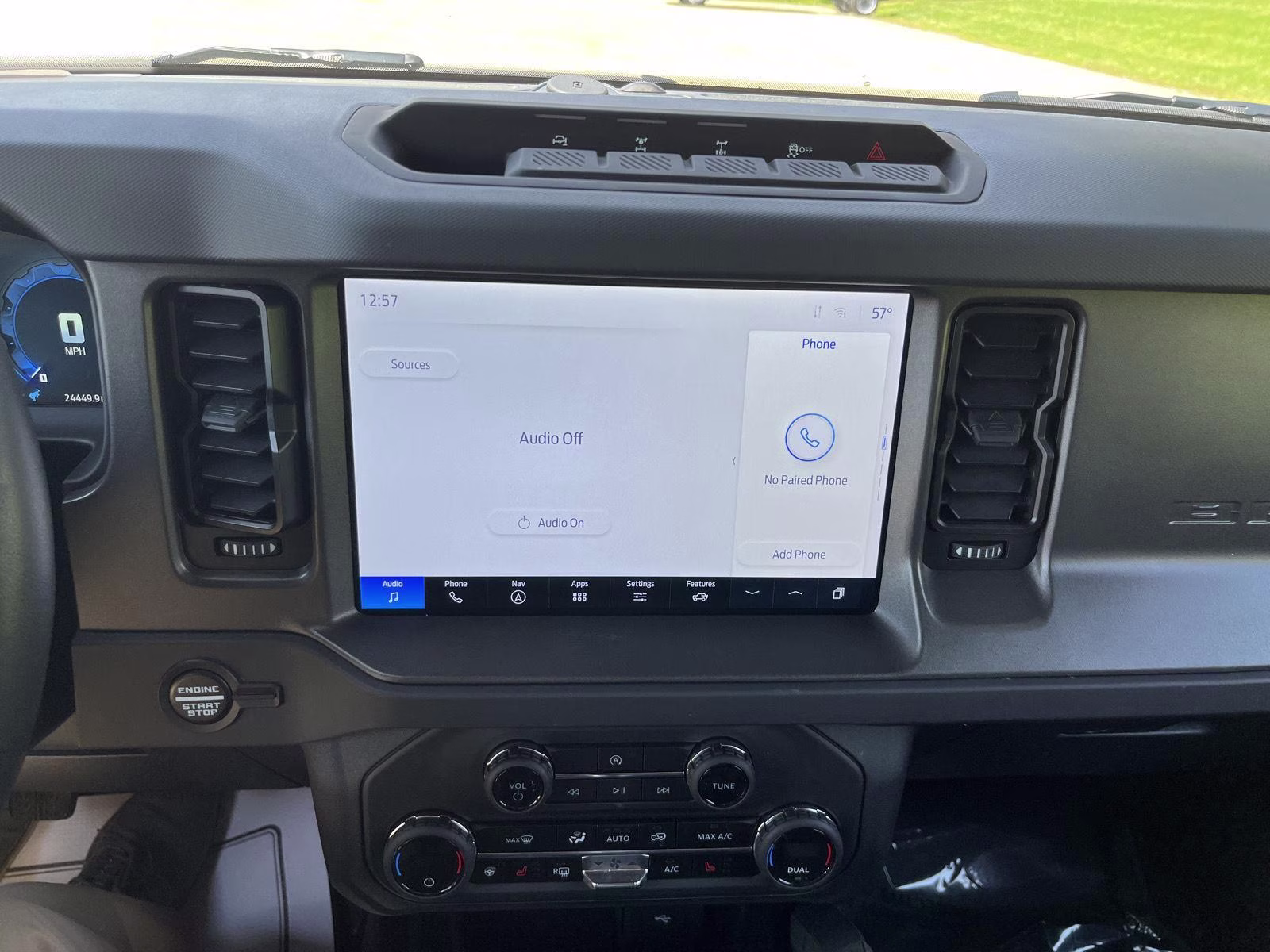 2025 Azure Gray Metallic Tri-Coat Ford Bronco Badlands 4X4 SUV