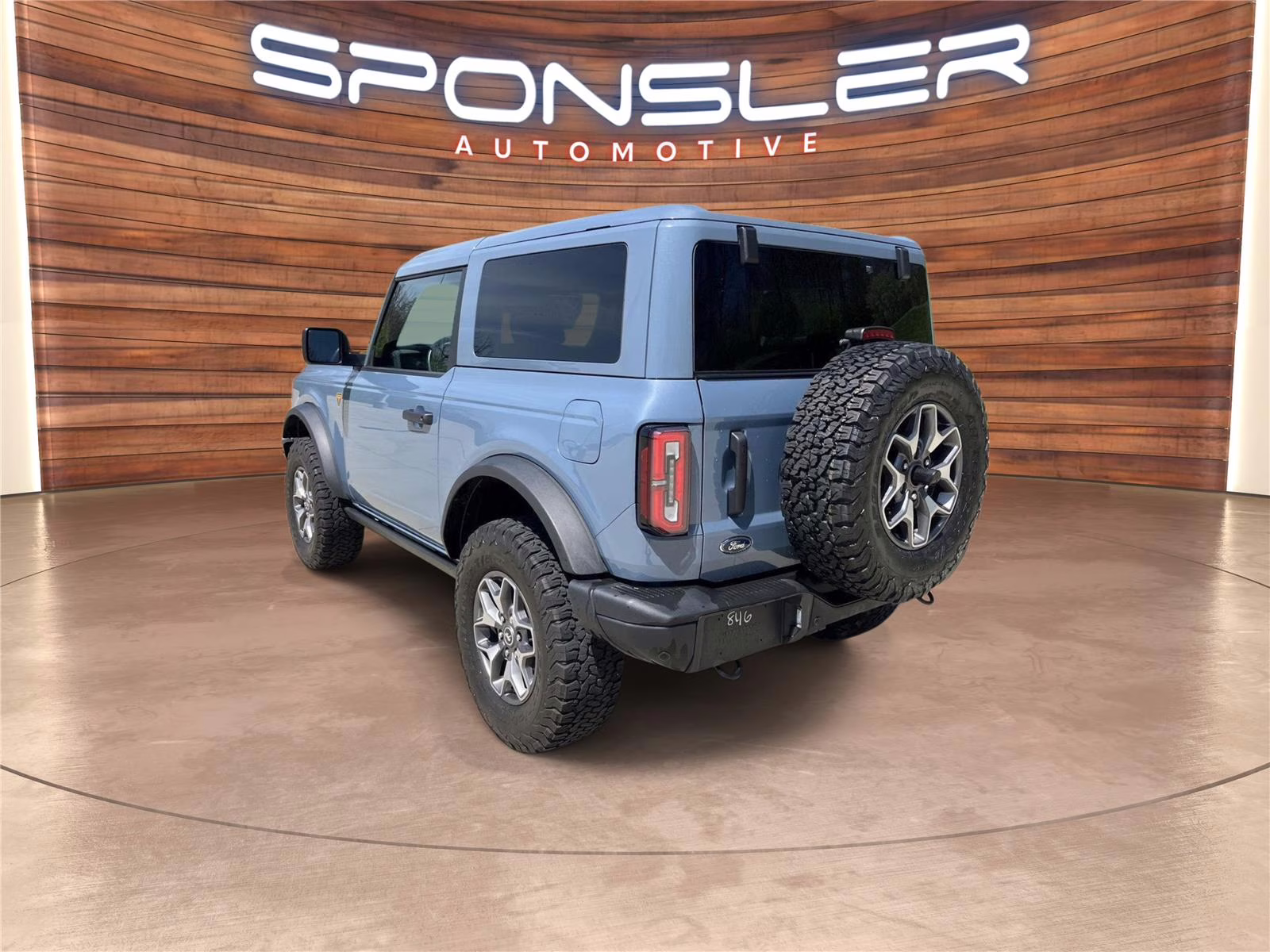 2025 Azure Gray Metallic Tri-Coat Ford Bronco Badlands 4X4 SUV