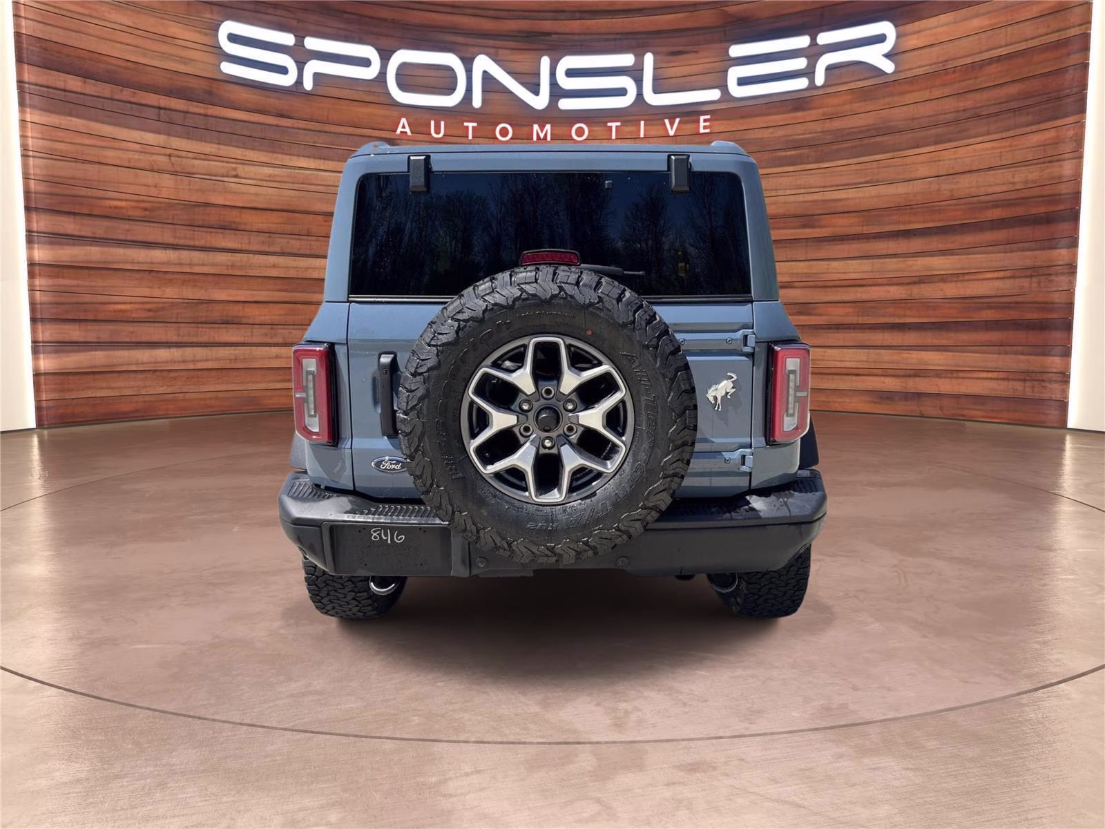2025 Azure Gray Metallic Tri-Coat Ford Bronco Badlands 4X4 SUV