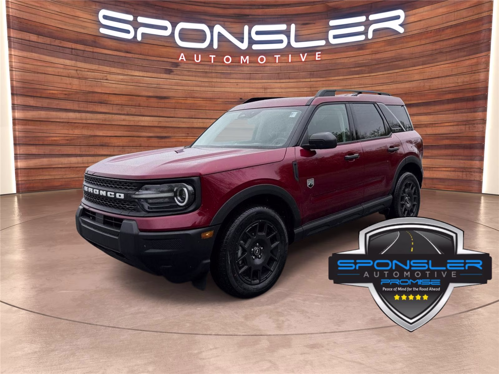2026 Ruby Red Metallic Tinted Clearcoat Ford Bronco Sport Big Bend 4X4 SUV