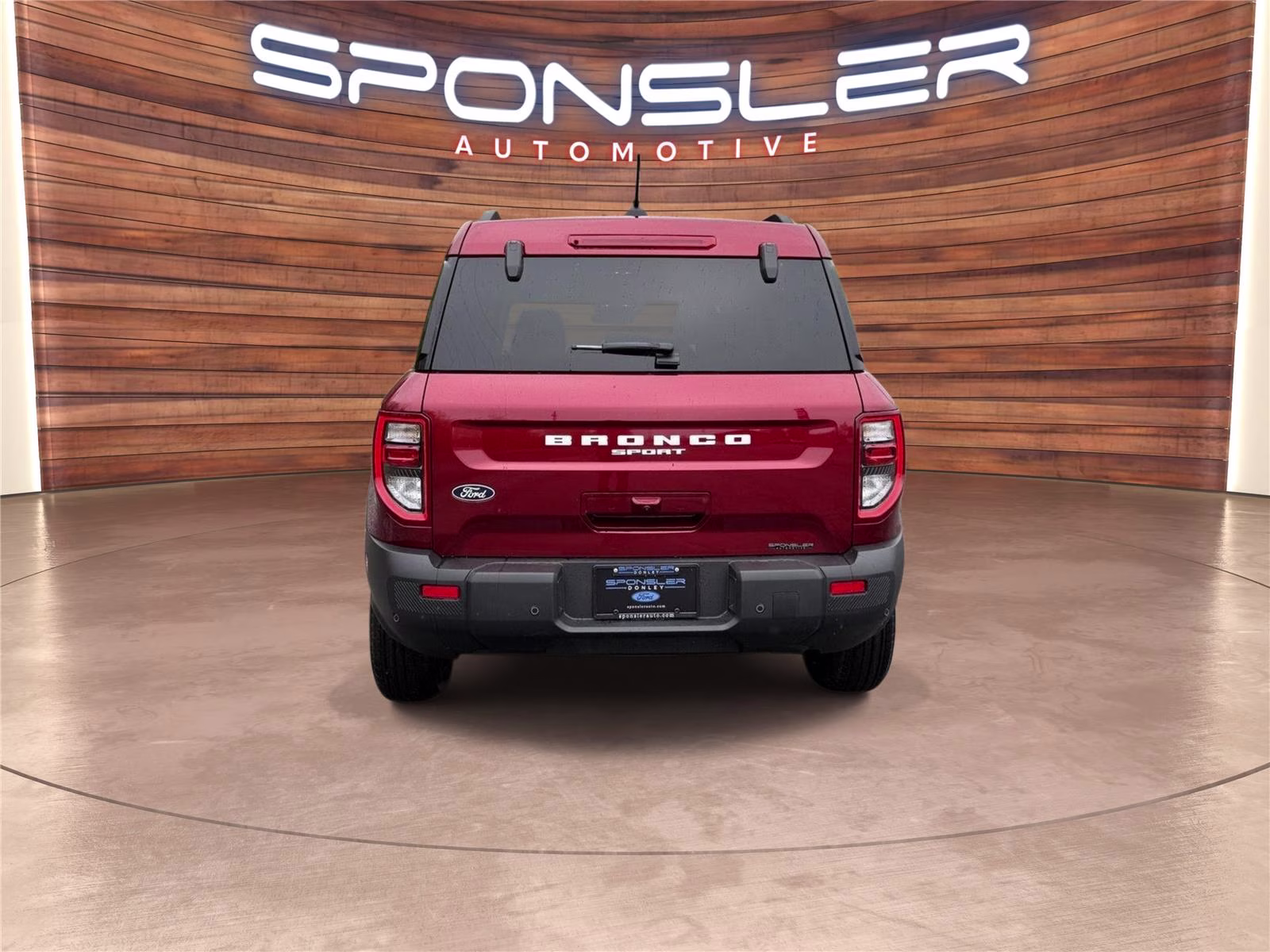 2026 Ruby Red Metallic Tinted Clearcoat Ford Bronco Sport Big Bend 4X4 SUV