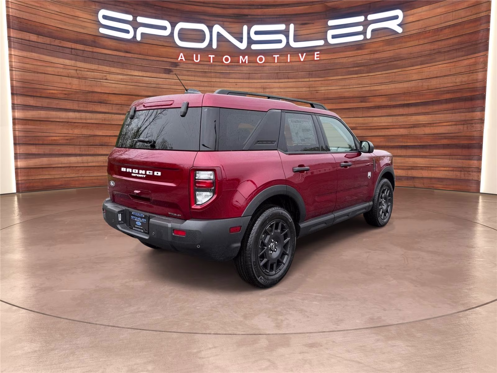 2026 Ruby Red Metallic Tinted Clearcoat Ford Bronco Sport Big Bend 4X4 SUV