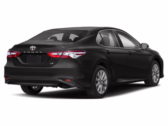 2020 Midnight Black Metallic Toyota Camry LE FWD Sedan