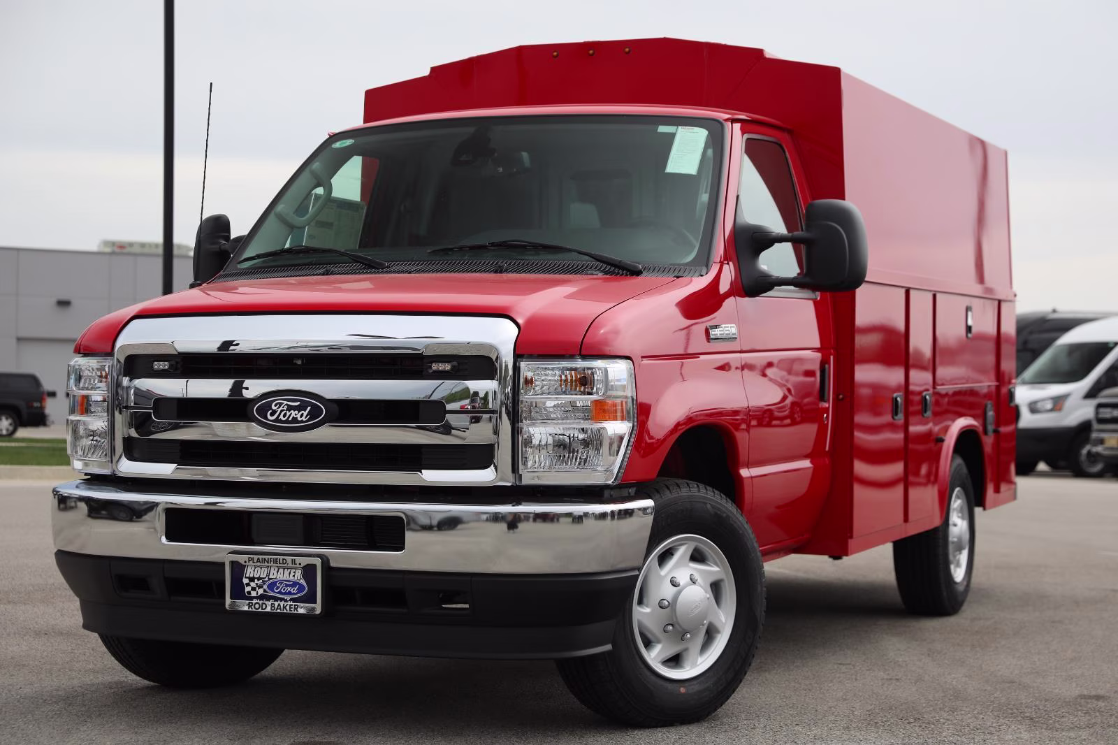 2026 Race Red Ford E-Series Cutaway RWD Specialty Vehicle