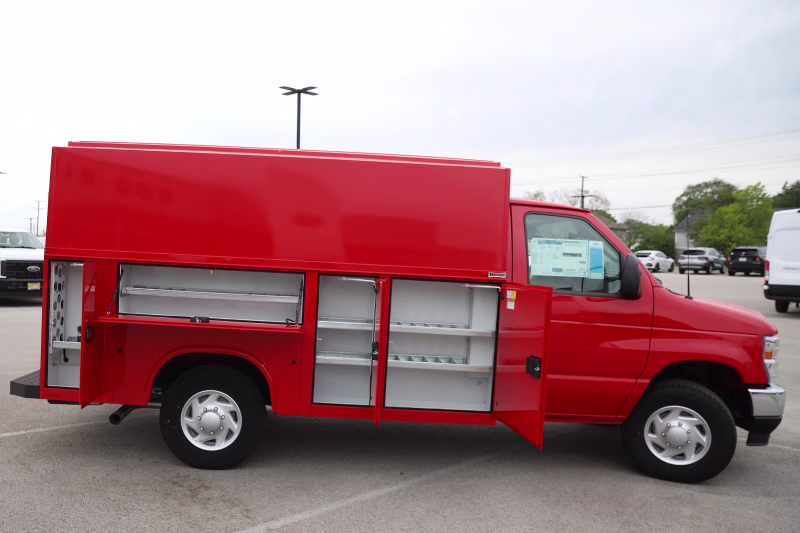 2026 Race Red Ford E-Series Cutaway RWD Specialty Vehicle