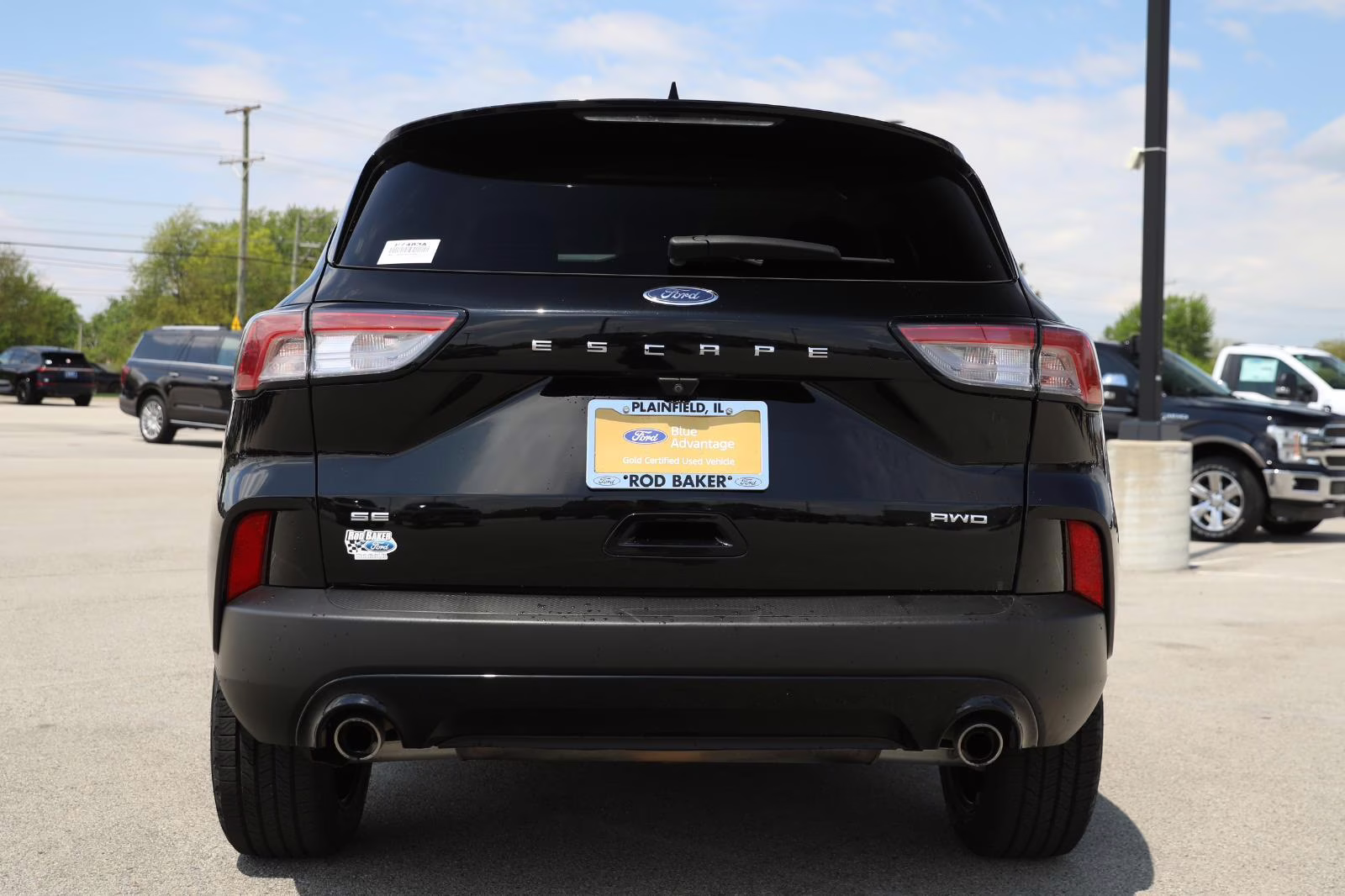 2021 Agate Black Metallic Ford Escape SE AWD SUV