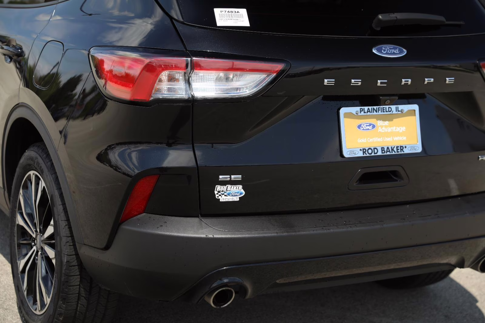 2021 Agate Black Metallic Ford Escape SE AWD SUV