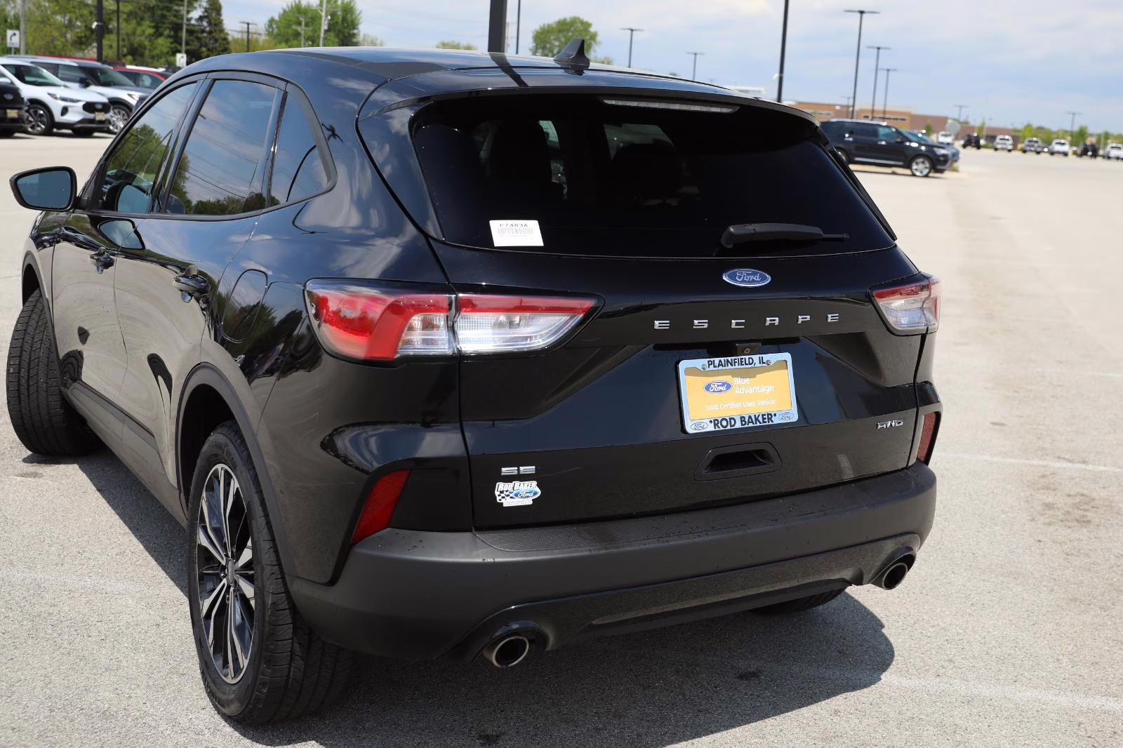 2021 Agate Black Metallic Ford Escape SE AWD SUV