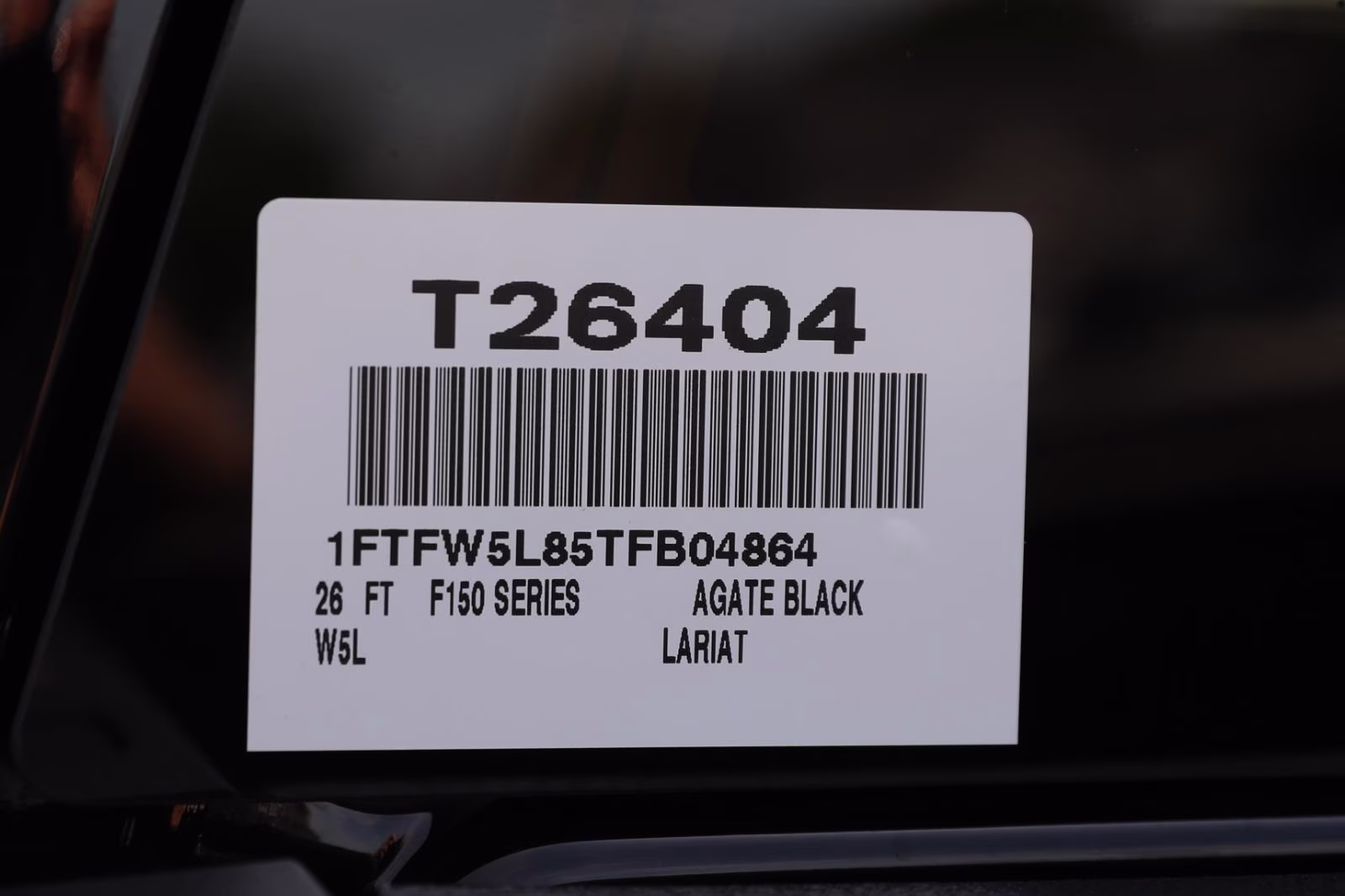 2026 Agate Black Metallic Ford F-150 LARIAT 4X4 Truck