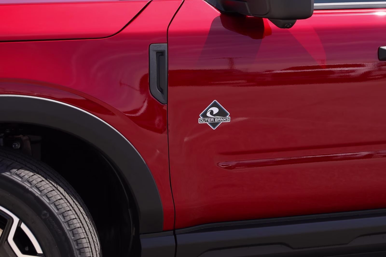 2026 Ruby Red Metallic Tinted Clearcoat Ford Bronco Sport Outer Banks 4X4 SUV