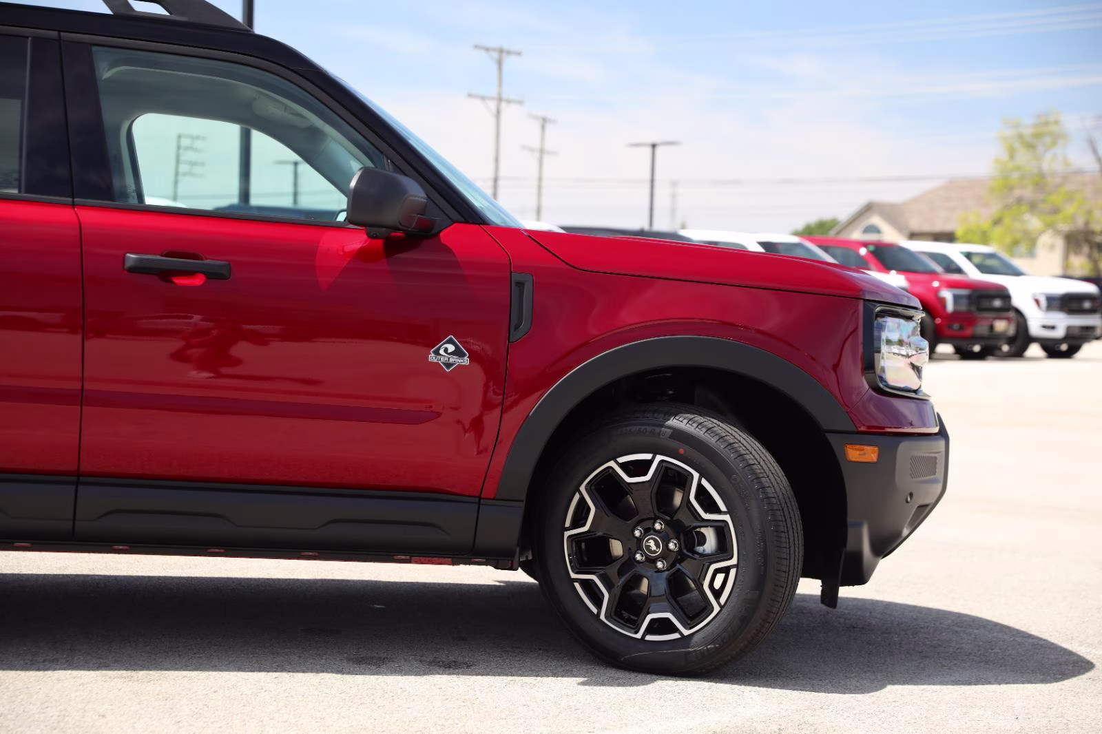 2026 Ruby Red Metallic Tinted Clearcoat Ford Bronco Sport Outer Banks 4X4 SUV