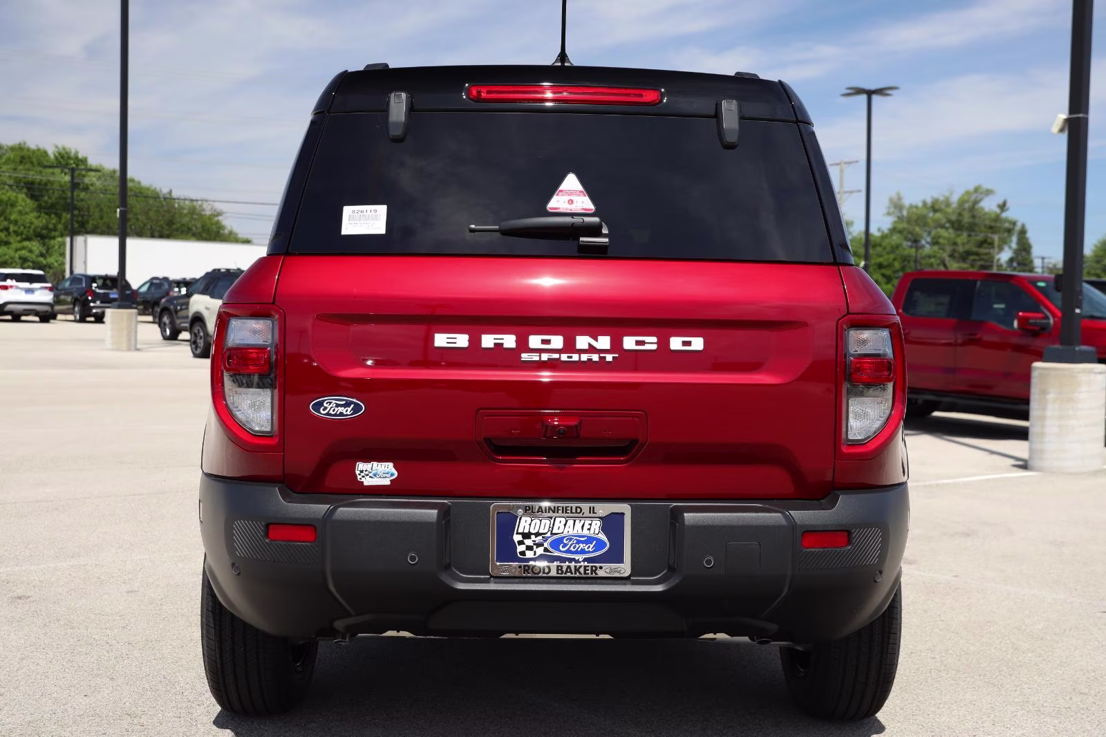 2026 Ruby Red Metallic Tinted Clearcoat Ford Bronco Sport Outer Banks 4X4 SUV