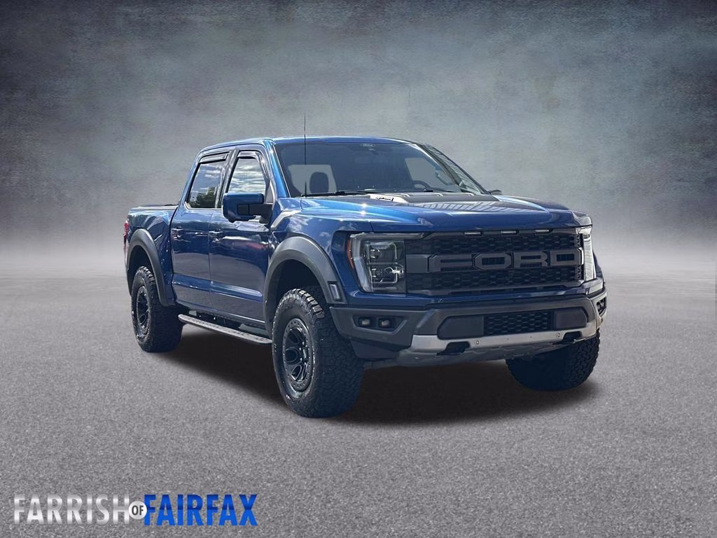 2022 Blue Metallic Ford F-150 Raptor 4X4 Truck