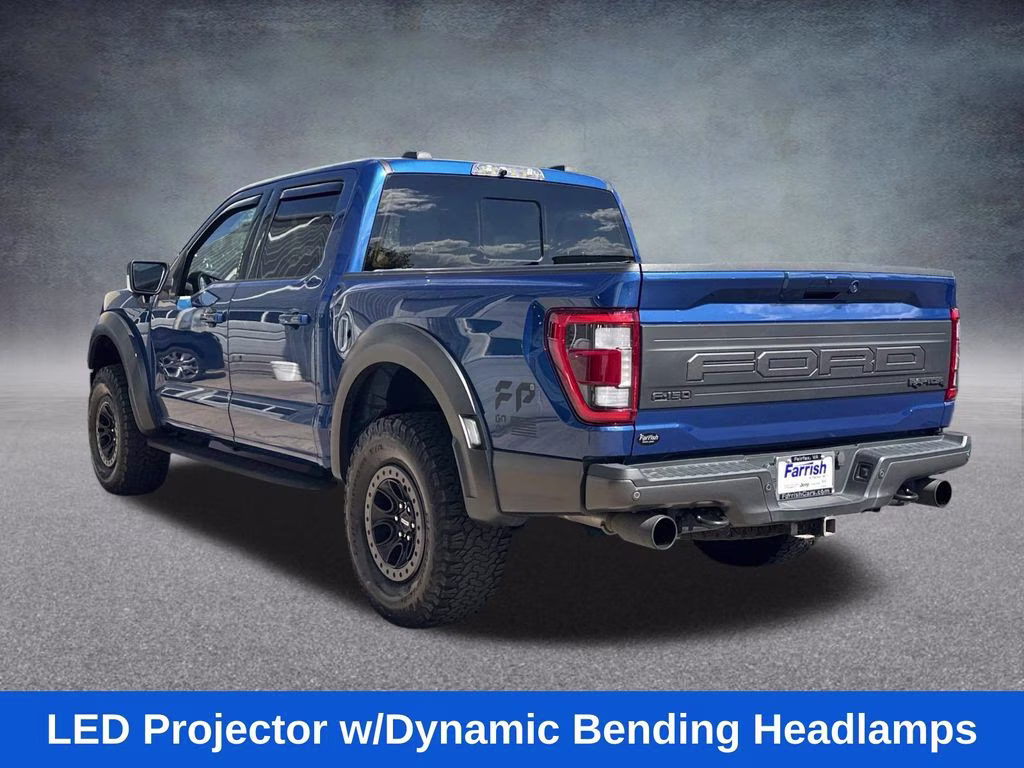 2022 Blue Metallic Ford F-150 Raptor 4X4 Truck