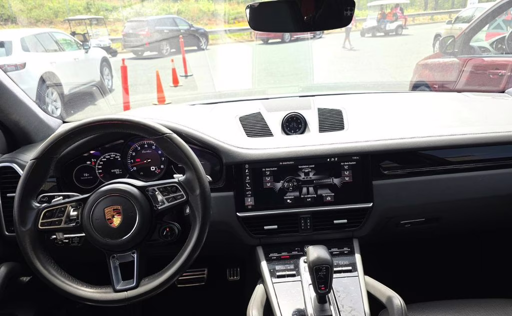 2019 Blue Porsche Cayenne Turbo AWD SUV