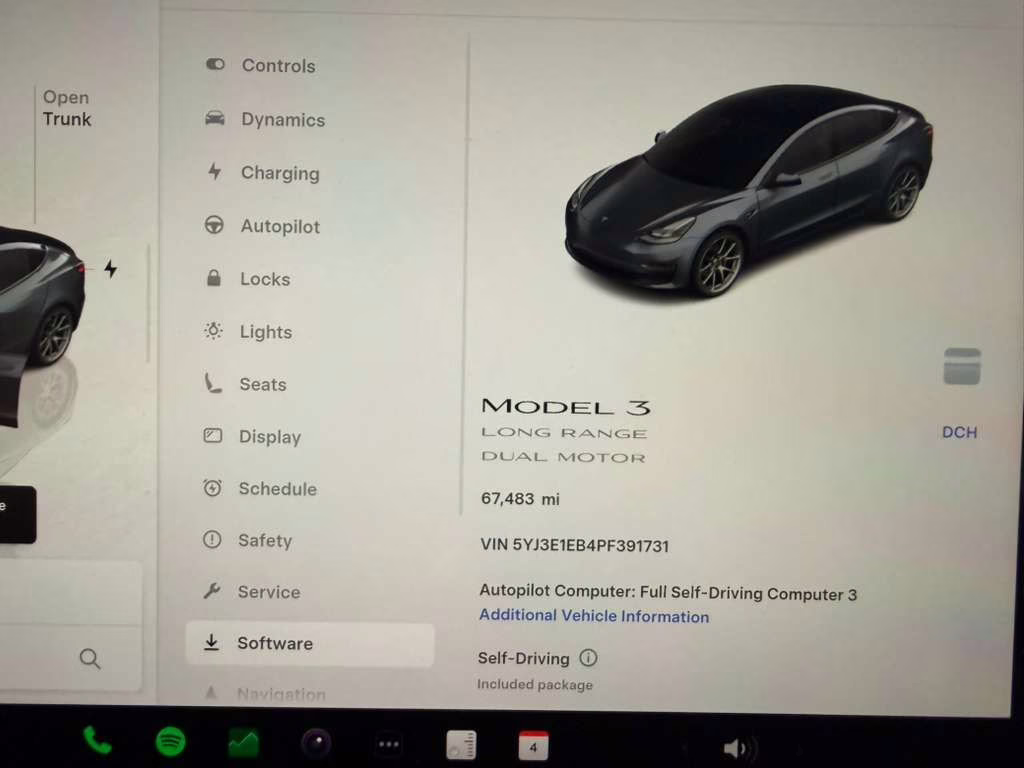 2023 Midnight Silver Metallic Tesla Model 3 Long Range AWD Sedan