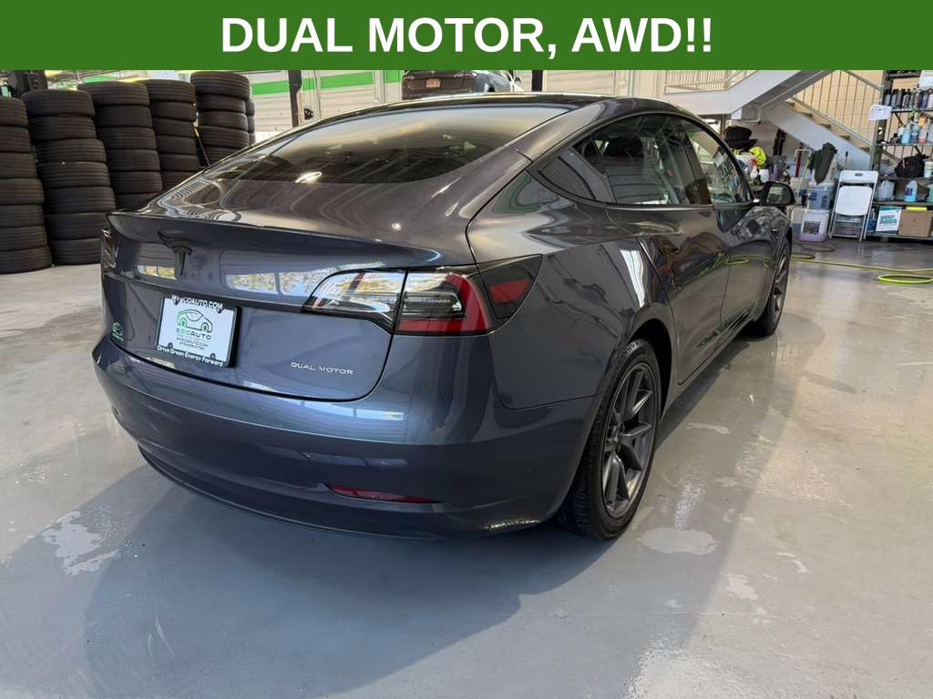 2023 Midnight Silver Metallic Tesla Model 3 Long Range AWD Sedan