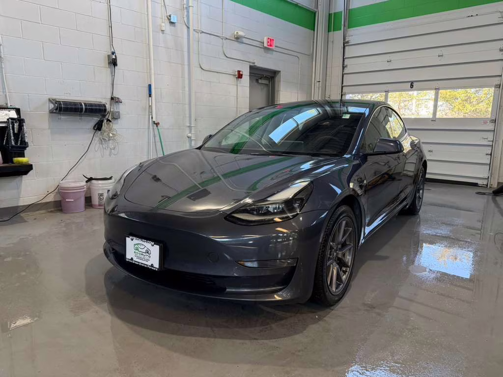 2023 Midnight Silver Metallic Tesla Model 3 Long Range AWD Sedan