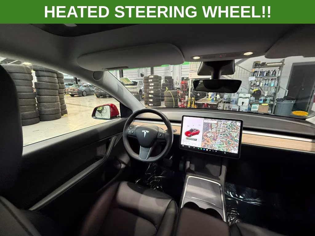 2022 Red Multi-Coat Tesla Model Y Long Range AWD SUV